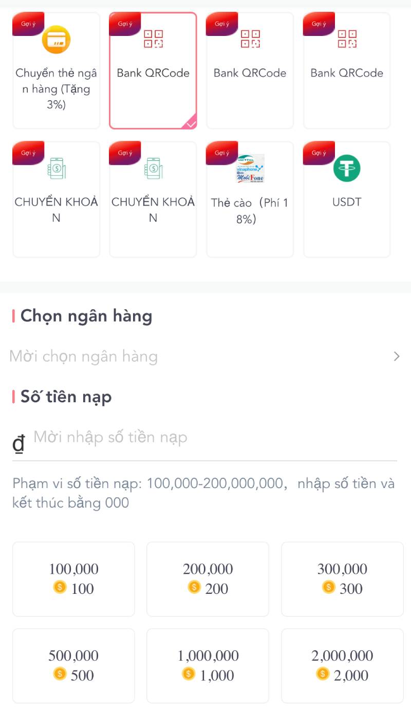 Hướng Dẫn Nạp Tiền Mmlive Nhanh Và An Toàn Nhất 2025 2 Bank QRCode