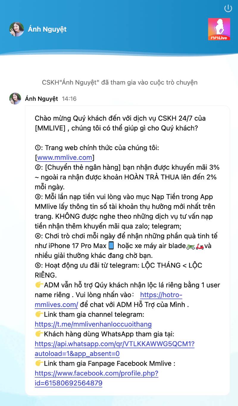 Về Chúng Tôi 3 Đội ngũ hỗ trợ MMLive – Chuyên nghiệp và tận tâm