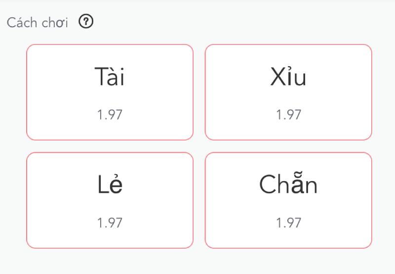 Mark Six Là Gì? Cách Chơi Chi Tiết Và Mẹo Thắng Hiệu Quả 2 Luật chơi Mark Six: Tài – Xỉu – Chẵn – Lẻ